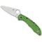 Spyderco 2024 Spyderco Salt 2, Lightweight Green, Plain Lc200N Steel, Reveal 7 SPY-C88FPGR2 - alternate 3